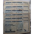 Zimbabwe 100 Billion Dollars Special Agro Cheque, 2008, Circulated - Used