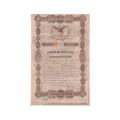Black Eagle Bond of $20,000 Pesos, 6%, 1843