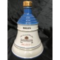 Bell's Whisky - commemorative ceramic decanter- Queen Mother's 90th birthday 1990