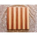 Cutting board Cherry Prime & Hard Maple 350 x 350 x 30 with juice groove