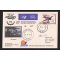 AVIATION 1989 NAMIB AIR SIGNED FLIGHT CARD #33 - USAKOS - WINDHOEK