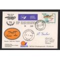 AVIATION 1989 NAMIB AIR SIGNED FLIGHT CARD #34 - KARIBIB - WINDHOEK