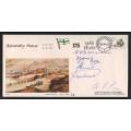 SA NAVY COM COVER # 14 - 175 YEARS ADMIRALTY HOUSE SIGNED BY 6 WITH PUTTER AS CHIEF