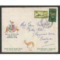 RSA 1964 SA RUGBY BOARD SET OF 2 ON PRIVATE FDC WITH OFFICIAL CAPE TOWN D/S ADDRESSED TO PINELANDS
