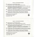 RSA 1988 NATAL FLOODS (DIAS) MNH BOOKLETS WITH BOTH MARGIN TYPES 26/52 AND 104/130