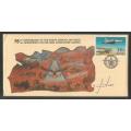 SA AIR FORCE (SAAF) FLIGHT COVER #AF11 - 1995 75TH ANNIV SAAF SIGNED CHIEF OF THE AIR FORCE