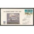 SA AIR FORCE (SAAF) FLIGHT COVER #AF12 - 1995 50TH ANNIV 35 SQN SIGNED OC AND CHIEF