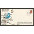 SA AIR FORCE (SAAF) FLIGHT COVER # 4 - 1979 30TH ANNIV BERLIN AIRLIFT SIGNED BY 3 (1 IN BLACK PEN)