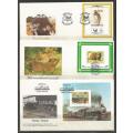 BOP 1986/92 PHILATELIC FOUNDATION SET OF 7 OFFICIAL FDC