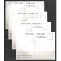 RSA 1985 SET OF 4 CAPE PARLIAMENT UNUSED POSTCARDS