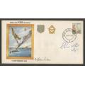 SA AIR FORCE (SAAF) FLIGHT COVER #14 - 1983 40TH ANNIV KOS INVASION SIGNED BY 2
