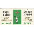 RSA 1971 HELP CRIPPLES EASTER LABELS MNH BOOKLET COMPLETE WITH 1 PANE OF 10