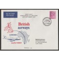 AVIATION 1984 KEMPAIR FLIGHT COVER #1.61 1ST FLIGHT BRITISH AIRWAYS LDN TO CT