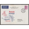 AVIATION 1984 AIRPHILSA FLIGHT COVER #95 1ST FLIGHT BRITISH AIRWAYS LDN TO CT