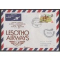 AVIATION 1979 LESOTHO AIRWAYS FLIGHT COVER 1ST FLIGHT TWIN OTTER MASERU-JHB
