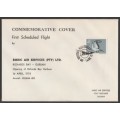 AVIATION 1976 FLIGHT COVER 1ST SCHEDULED FLIGHT EMRIC AIR SERVICES CESSNA 402 RICHARDS BAY-DBN