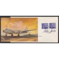 AVIATION 1980 60 YEARS AVIATION IN SA FLIGHT COVER 30TH ANNIV SA AND ISRAEL 17 IN REAR D/S