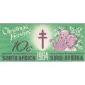 RSA 1964 10c CHRISTMAS LABELS BOOKLET COMPLETE WITH 2 MNH PANES