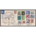 RSA 1961 1ST DEFINITIVE REG AIRMAIL ILLUSTRATED PRIVATE FDC WITH OFFICIAL D/S