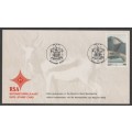 RSA 1987 BEAUFORT WEST DATE STAMP CARD WITH HAND D/S ON REAR