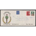 SWA 1965 75TH ANNIV WINDHOEK REG AIRMAIL ILLUSTRATED PRIVATE FDC WITH WINDHOEK D/S