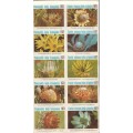RSA 1971 EASTER LABELS BOOKLET COMPLETE WITH MNH PANE OF 10 - LEUCADENDRON STAMP TOP LEFT
