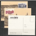 RSA 1982 4TH DEFINITIVE BUILDINGS SET OF 17 PRIVATE MAXI CARDS BY MAXIPRINT