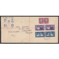 SWA 1947 ROYAL VISIT REG ILLUSTRATED PRIVATE FDC ADDRESSED TO STANDERTON