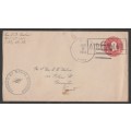 CENSOR MAIL - 1945 WWII COVER USA PREPAID US NAVY TO VERMONT USA