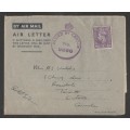 CENSOR MAIL - 1944 WWII COVER GB STAMP TO ONTARIO CANADA