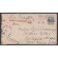 CENSOR MAIL - 1946 POST WWII OCCUPATION COVER USA STAMP TO WESTFALEN GERMANY