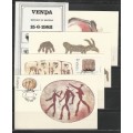 VENDA 1982 ROCK PAINTINGS SET OF 4 MAXI CARDS BY MAXIPHILIA
