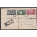 UNION SA 1949 INAUGURATION VOORTREKKER MONUMENT PRIVATE REGISTERED FDC