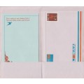 SA AIRWAYS (SAA) STATIONERY - UNUSED PAPER AND ENVELOPE FOR ZONE 3