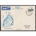 AVIATION 1984 KEMPAIR FLIGHT COVER  #1.66 - DELIVERY FLIGHT BOEING 747SP JHB - DBN - MAURITIUS