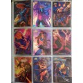 1994 marvel masterpieces(complete set including parallel gold signature set)