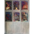 1994 marvel masterpieces(complete set including parallel gold signature set)