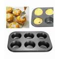 6 Cups Non Stick Muffin Baking Tray