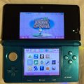 aqua blue Nintendo 3DS console with 16 games (EUR)