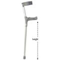 Elbow crutches - Extra strong for heavy people and comfi grip for long term paraplegics