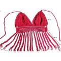 Bikinis - Top - crochet with fringes - large