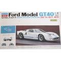 Plastic model building kits - Ford GT.40.