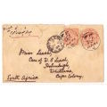 Cover. Envelope, East London, 1903.