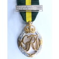 Full size -Union of South Africa Officers Decoration. Not Named.