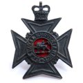 Royal Rhodesian Reg Cap Badge Queens Crown.