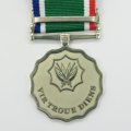 Full Size: South Africa. With Bar for 20 Jaar. Troue Diens Medal