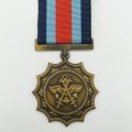Full Size: Chief Of  SADF Commendation Medal. Numbered.