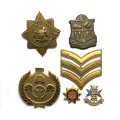 South African Badges Cap and Collars with all Lugs and Pins