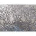 BACCHUS !! Rare Antique English Pewter Plate with Grand Baroque Patterning