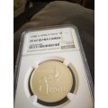 1988 silver one rand- NGC Graded PF67 Ultra Cameo. Not many graded this high